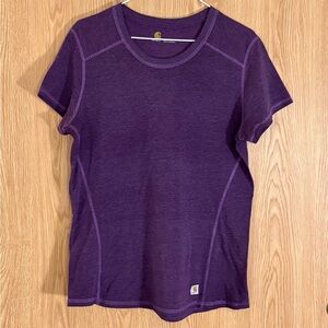 Carhartt Force Purple Crewneck Short Sleeve Tee
